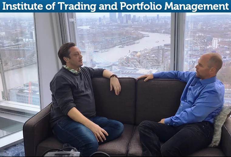 Anton talking with ITPM trading mentor Ben Berggreen Anton Kreil