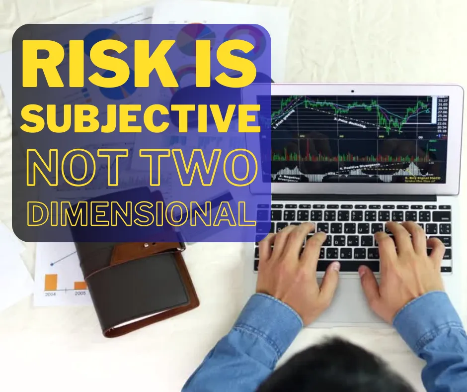 Risk is Subjective, Not Two Dimensional Money, Risk Management